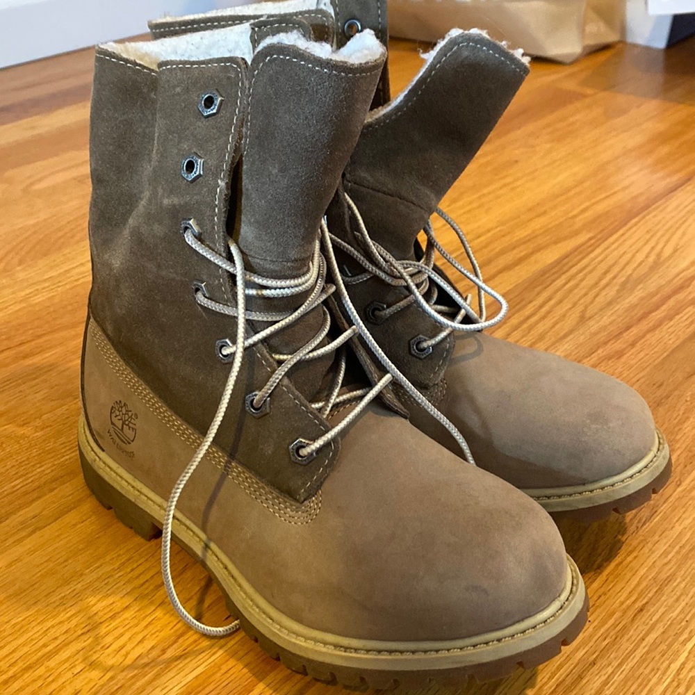 Brown/Olive Timberland Boots